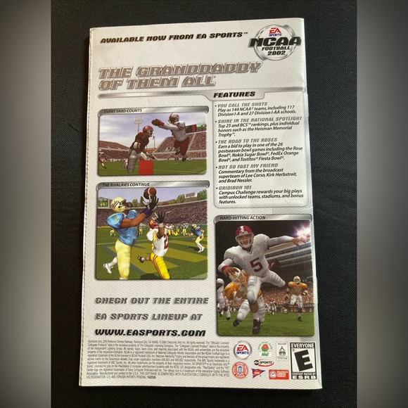 NASCAR Thunder 2002 PS2 Game Disk Case Manual (Sony PlayStation 2, 2001) Racing - Picture 4 of 7